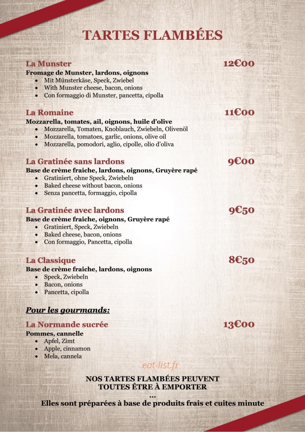 Au lion — carte page 5