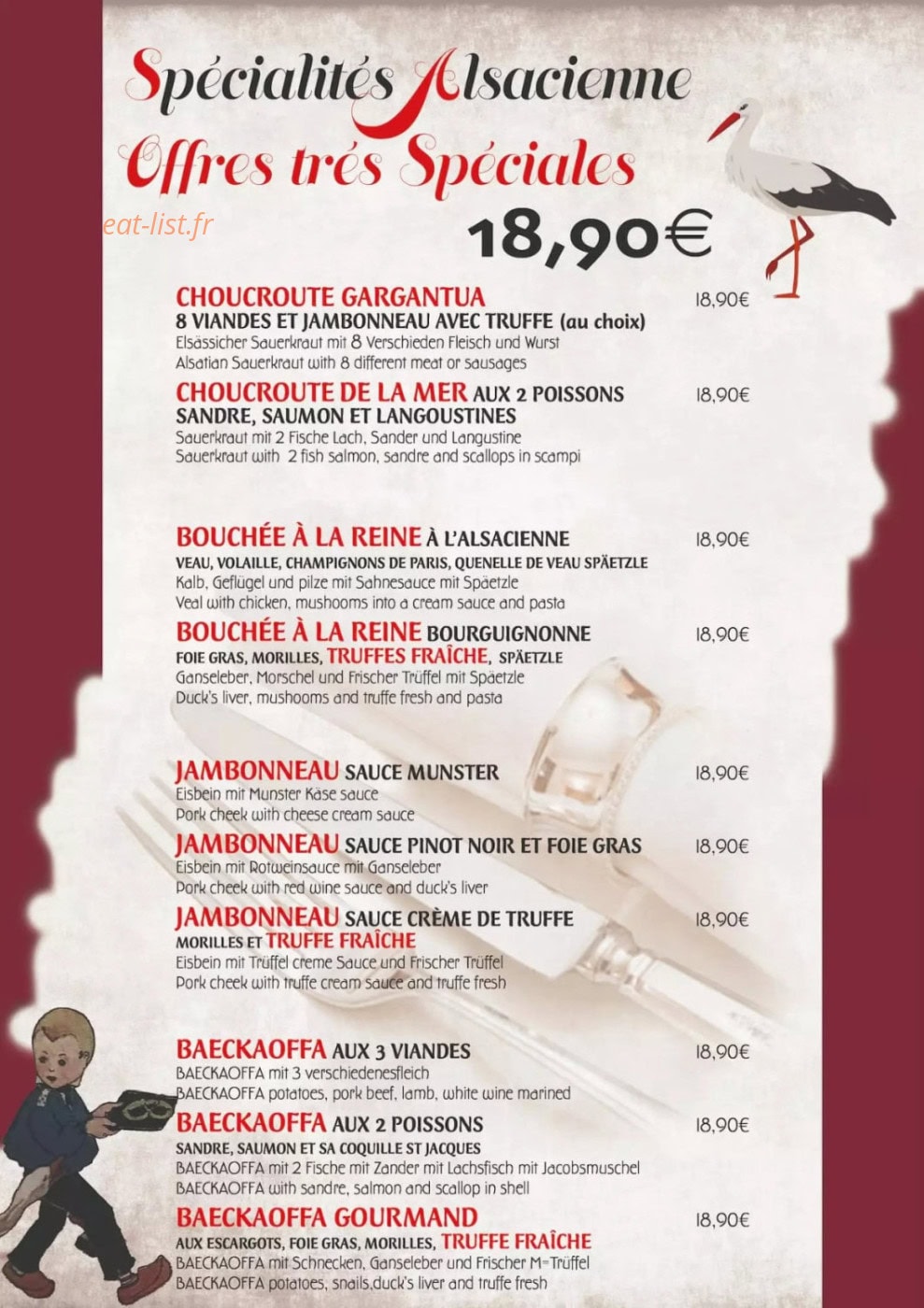 Au ptit Ribeau — carte page 3