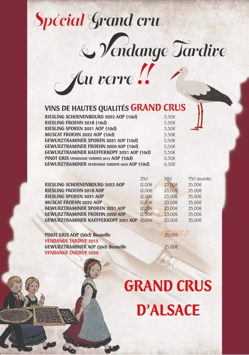 Au ptit Ribeau — carte page 12