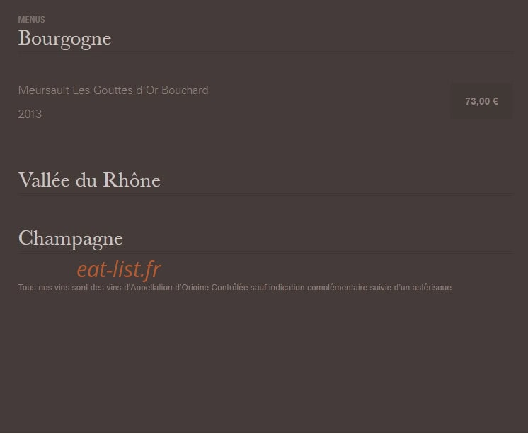 Auberge Au Zahnacker — carte page 3