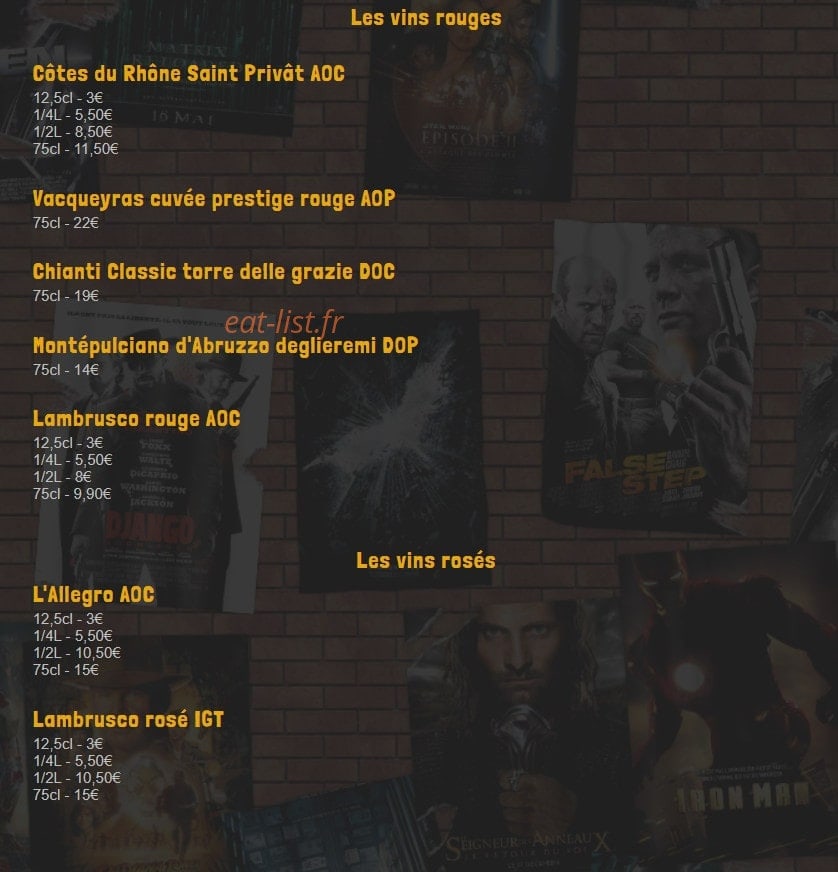 La Pizzéria — carte page 5
