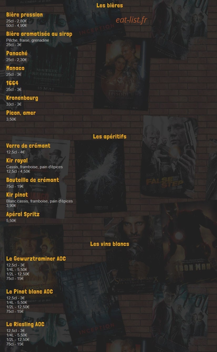 La Pizzéria — carte page 4