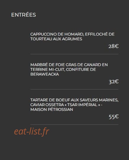 Le Cammissar — carte page 1