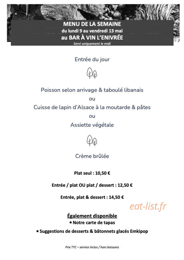 L'Enivrée — carte page 2