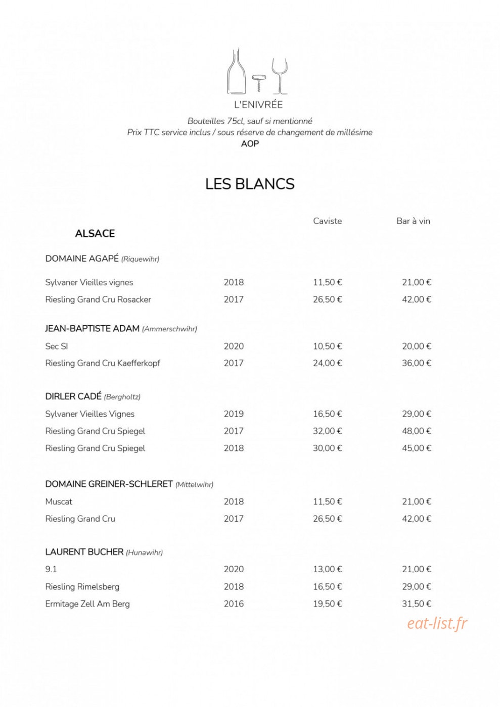 L'Enivrée — carte page 5