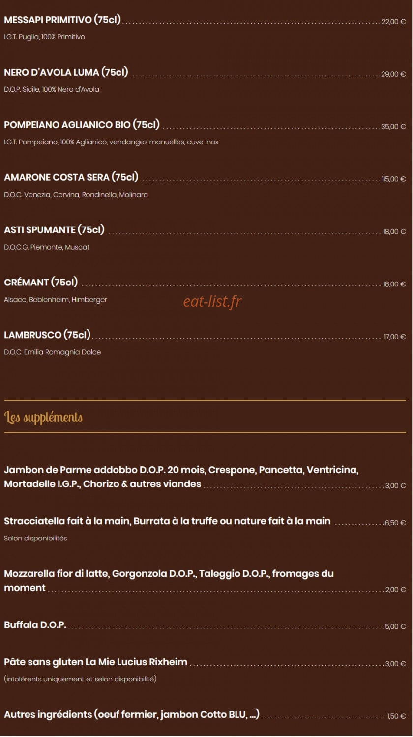 Casa Pastaio — carte page 8