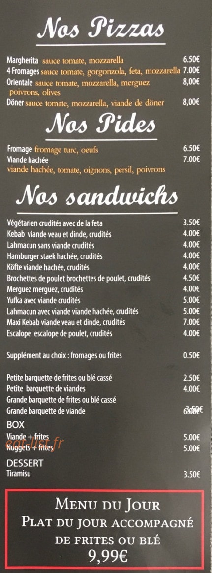 Chez celine — carte page 2