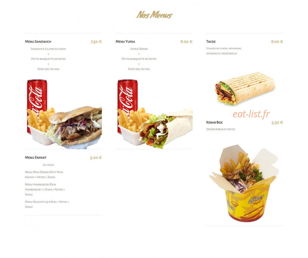Resto Milli — carte page 5