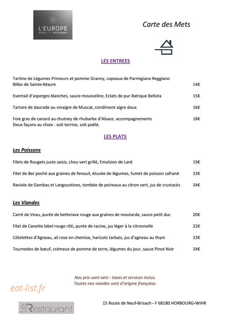 L'Europe — carte page 1