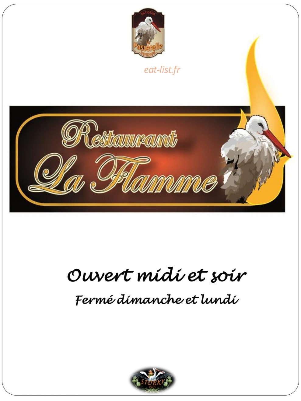 La Flamme — carte page 1