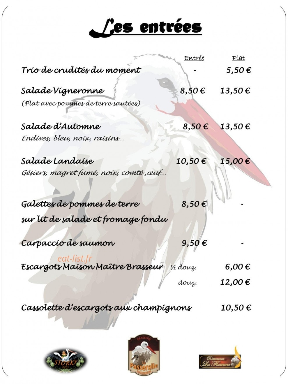 La Flamme — carte page 2