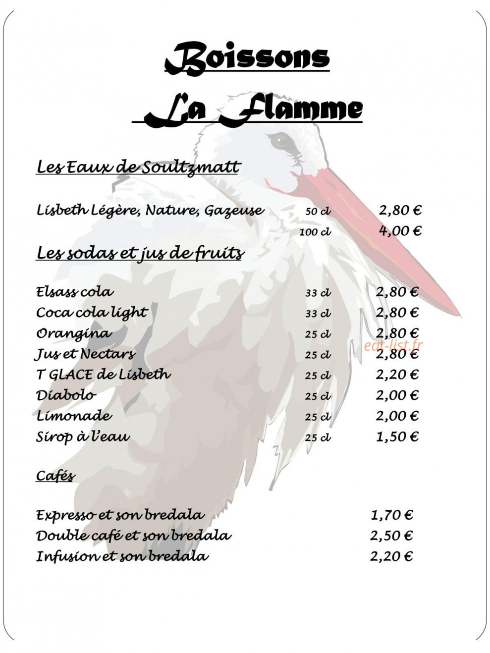 La Flamme — carte page 7
