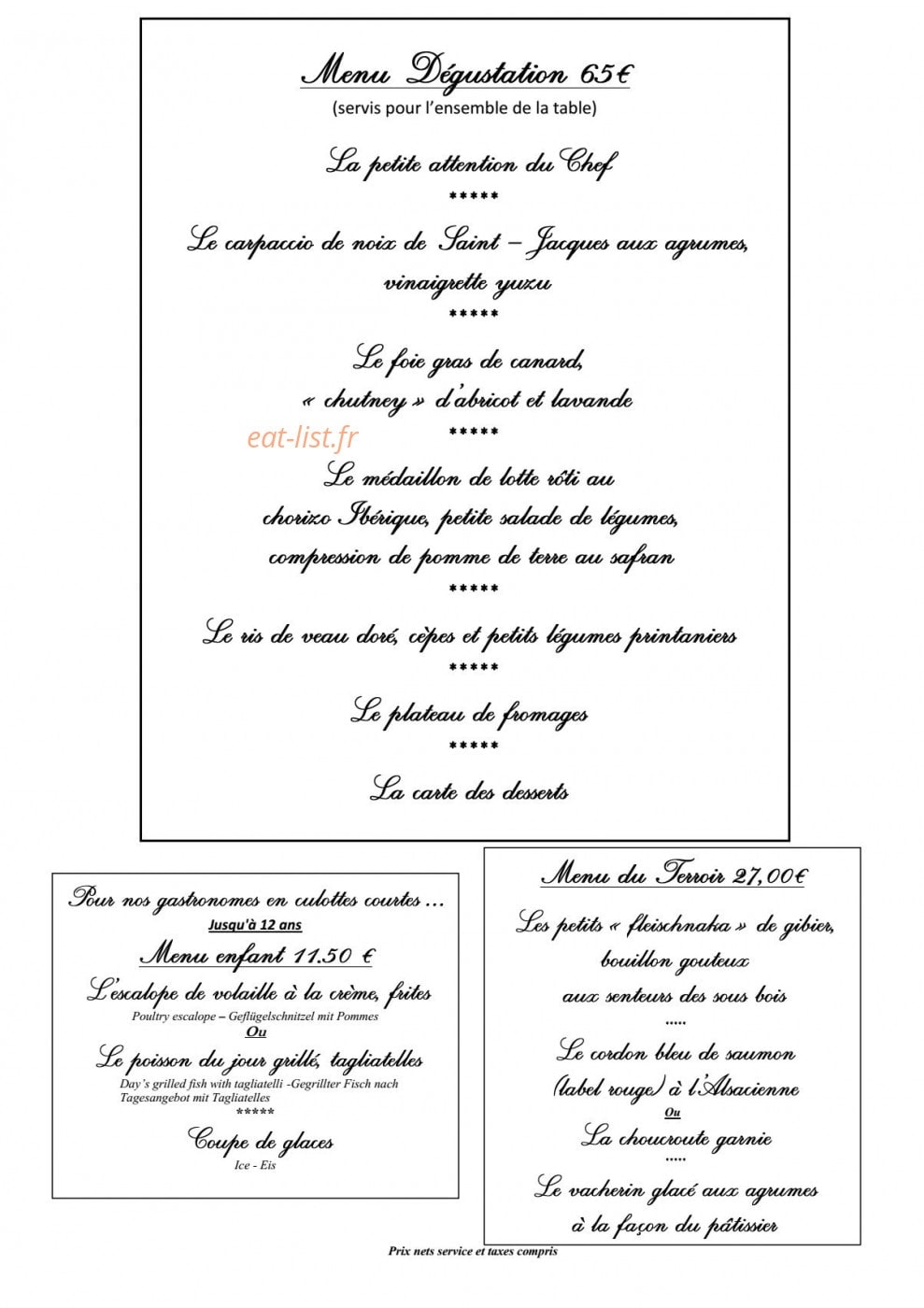 La Villa du Meunier — carte page 3