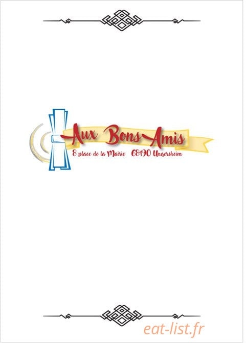 Aux Bons Amis — carte page 1