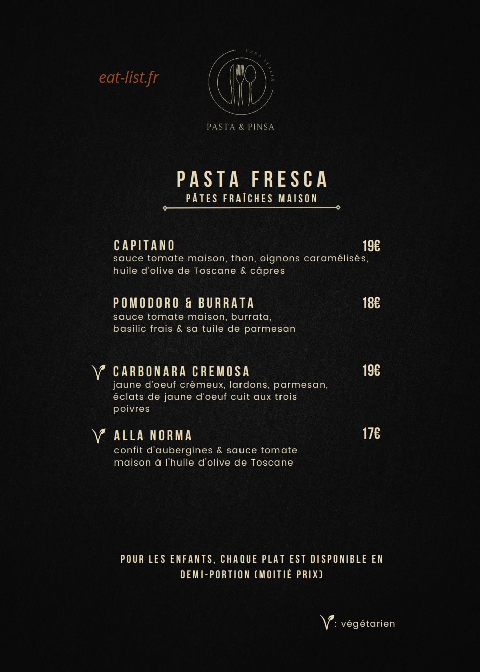Casa Italia — carte page 2