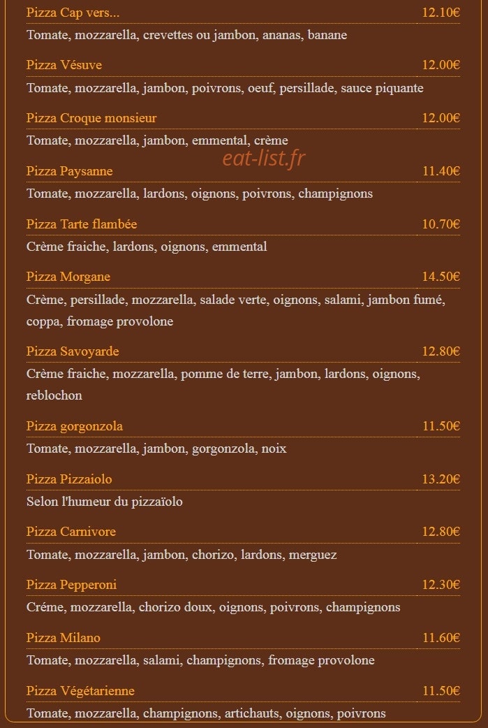 Le cap vers — carte page 4