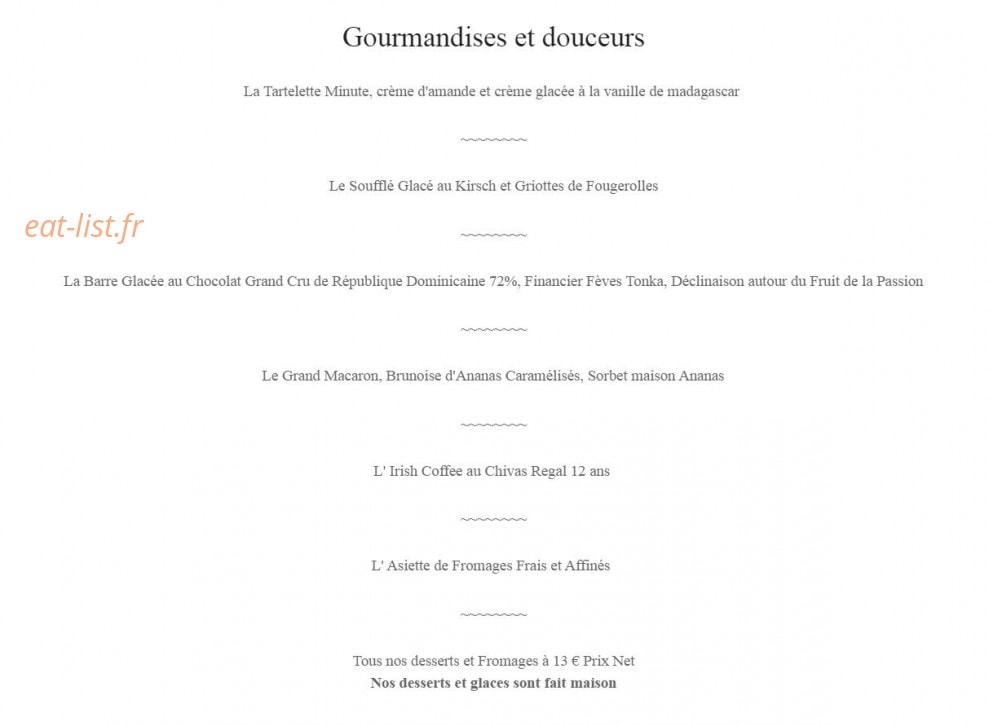 Au Boeuf Noir — carte page 3