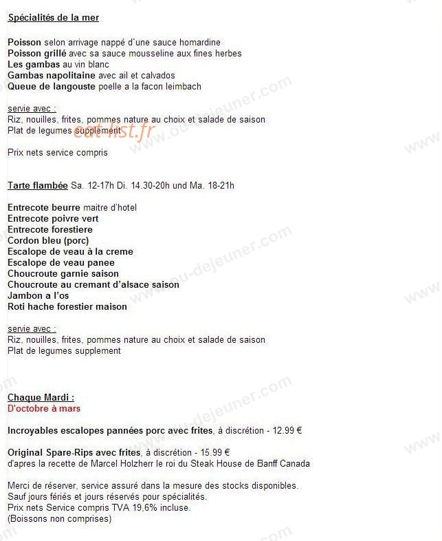 Restaurant Starck — carte page 3