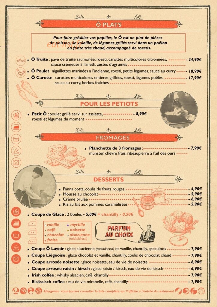 Ô Lavoir — carte page 3