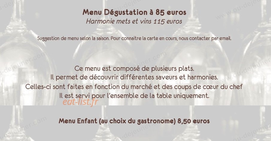 La Nouvelle Auberge — carte page 6
