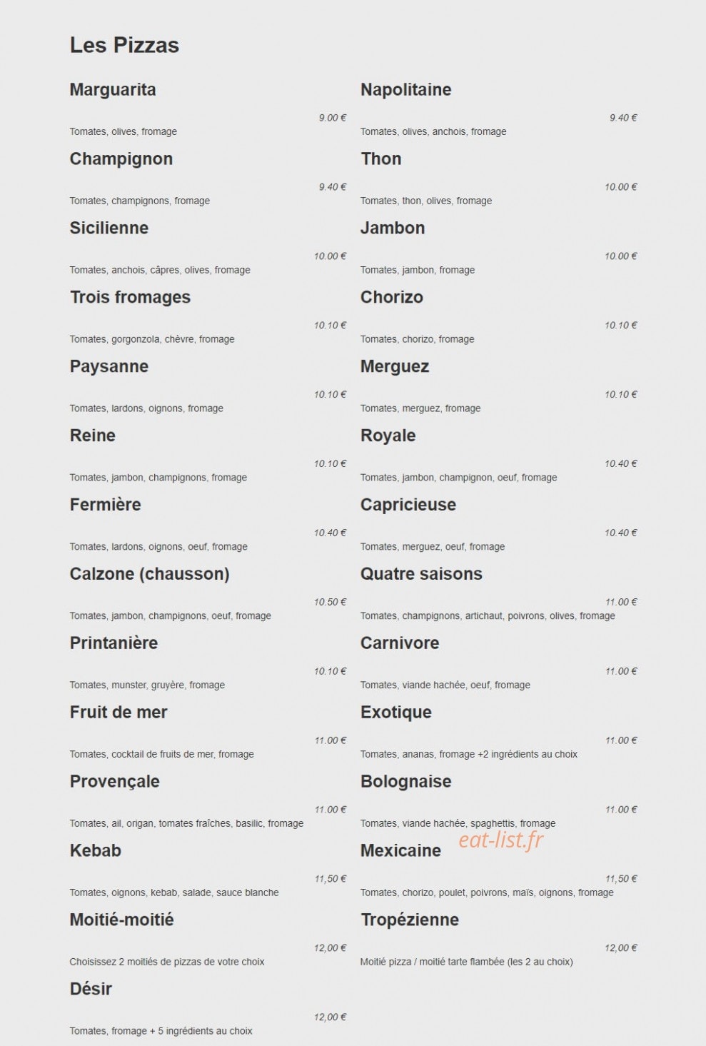 La Tropézienne — carte page 1