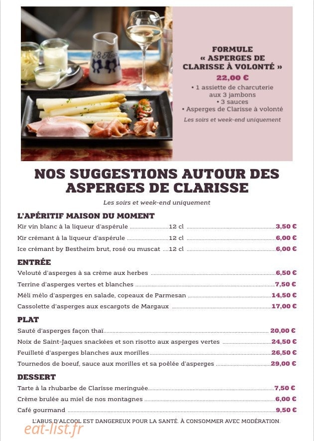 Les 3 Alsaciennes — carte page 1