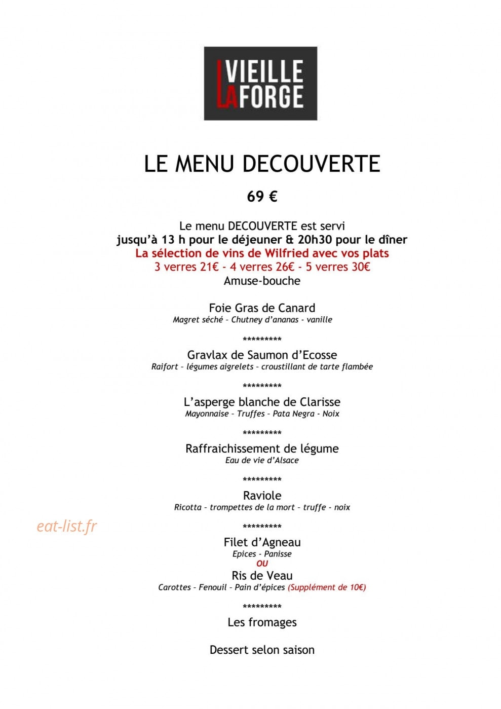 La vieille forge — carte page 4