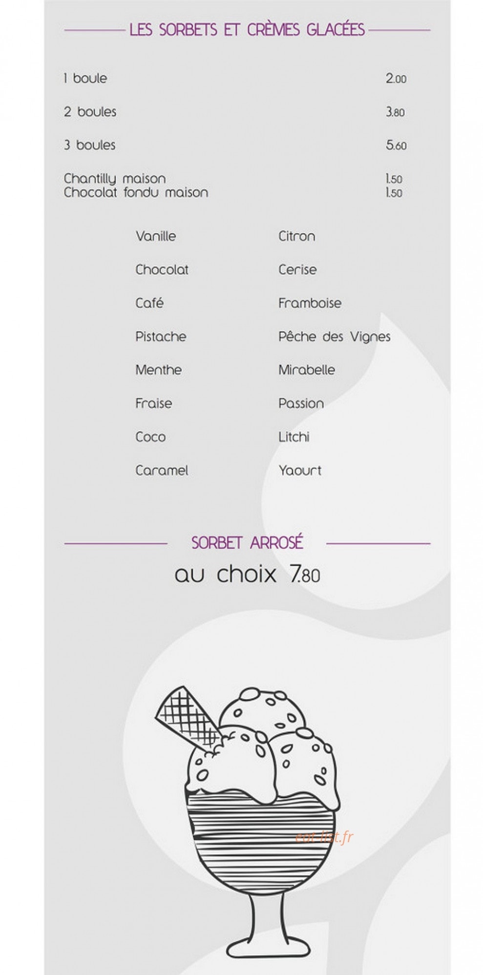A La Grappe — carte page 3
