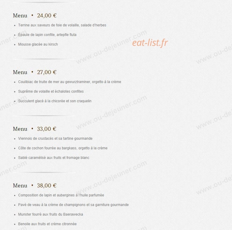 Chez Julien — carte page 7