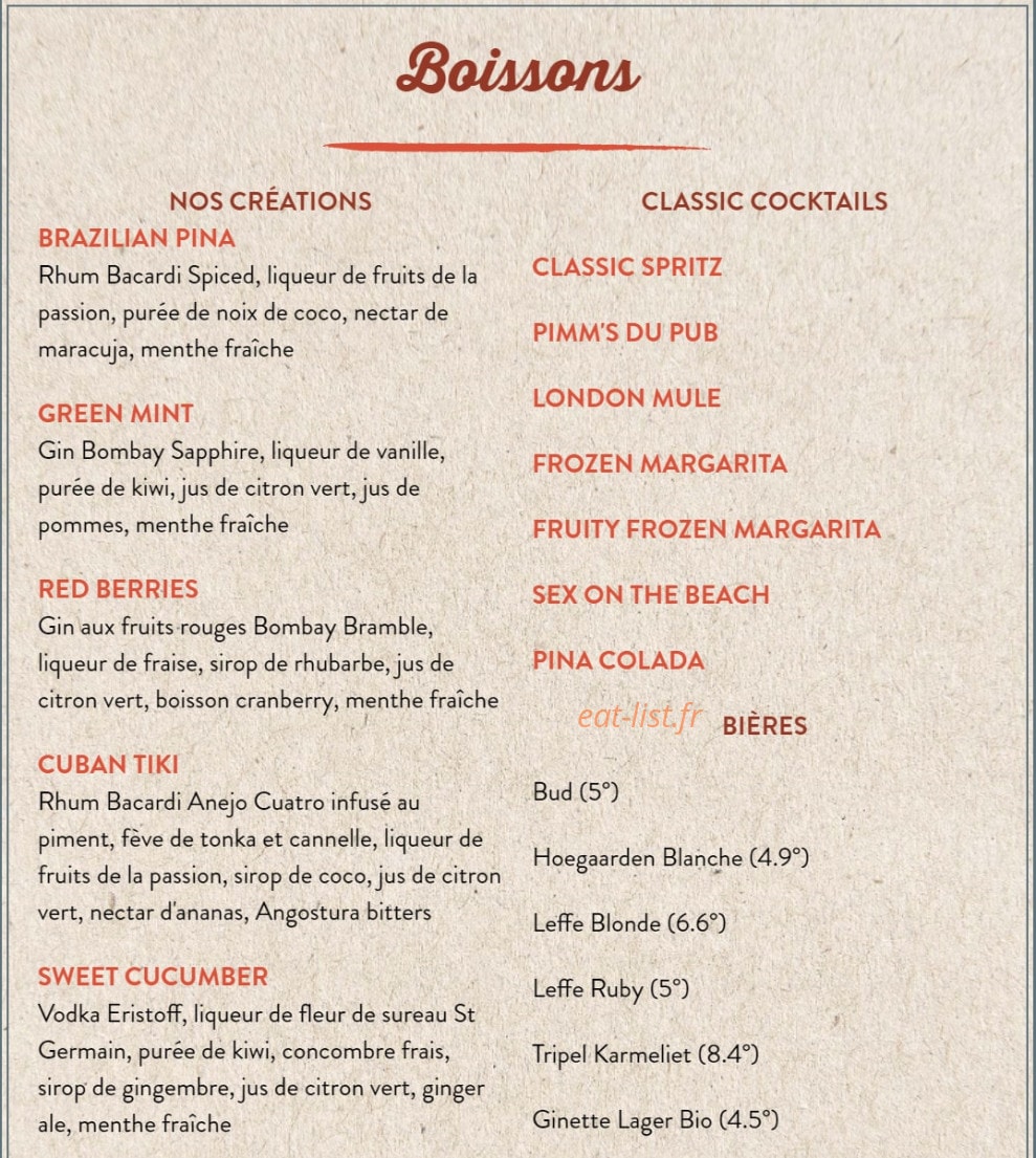 Au Bureau — carte page 8