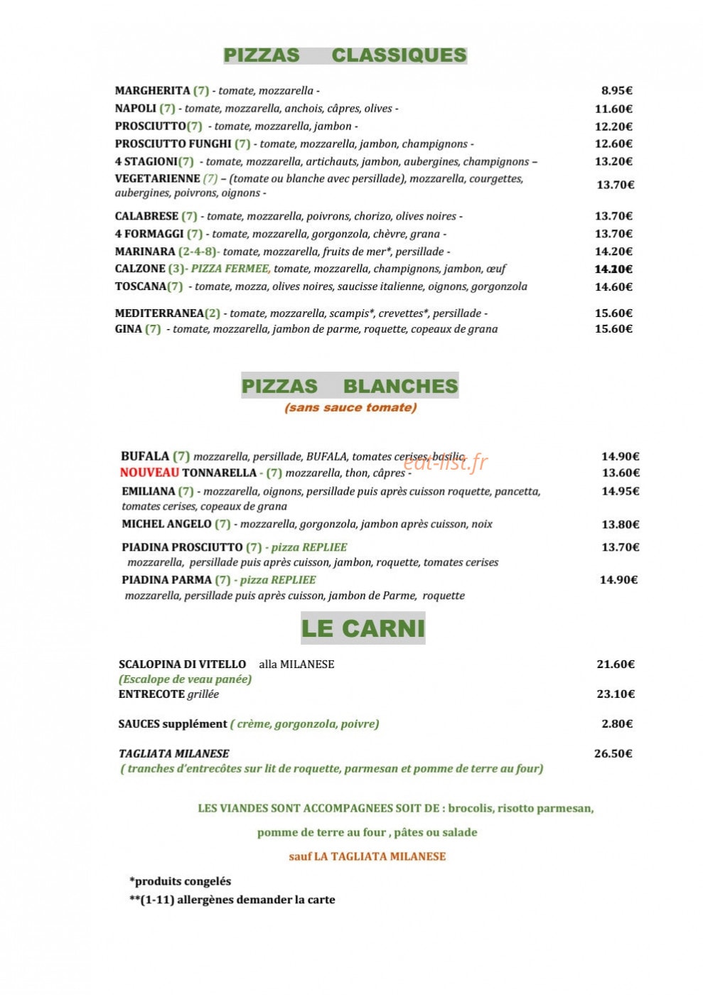 La Risotteria — carte page 4