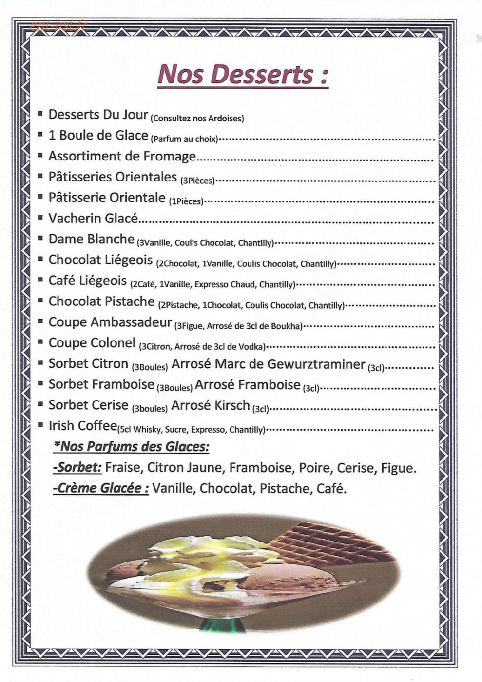 L'Ambassade — carte page 6