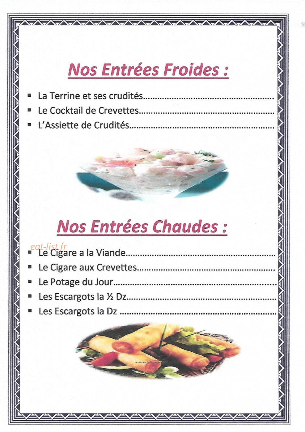 L'Ambassade — carte page 3