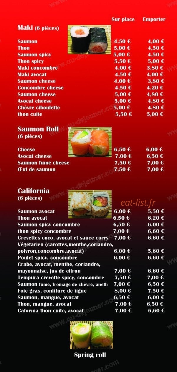 L'île au Sushi — carte page 3