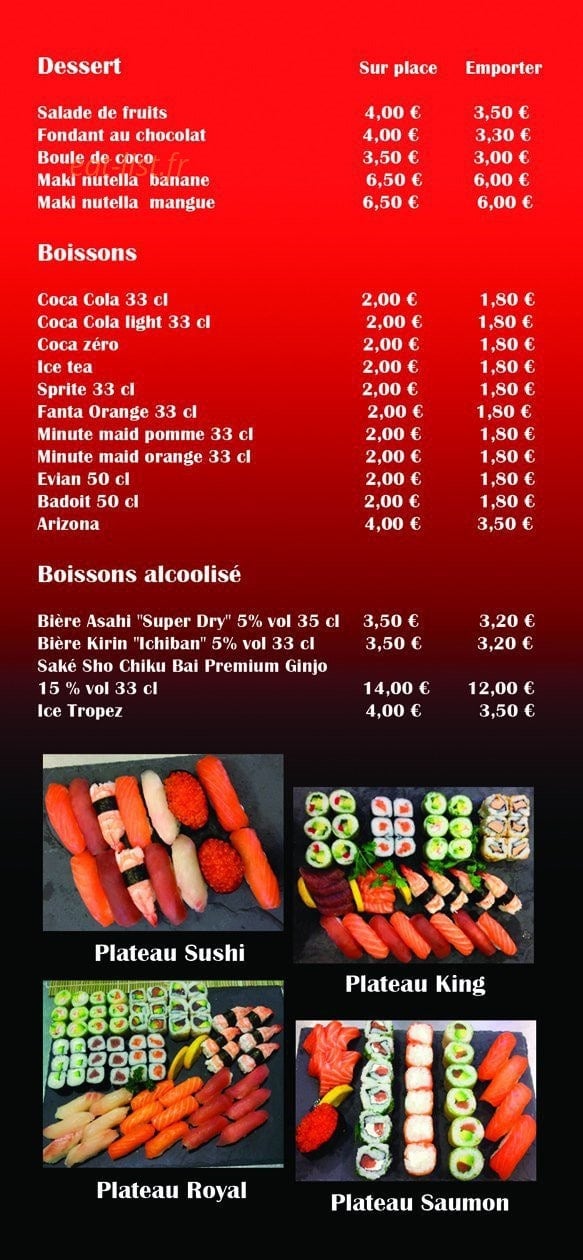 L'île au Sushi — carte page 5