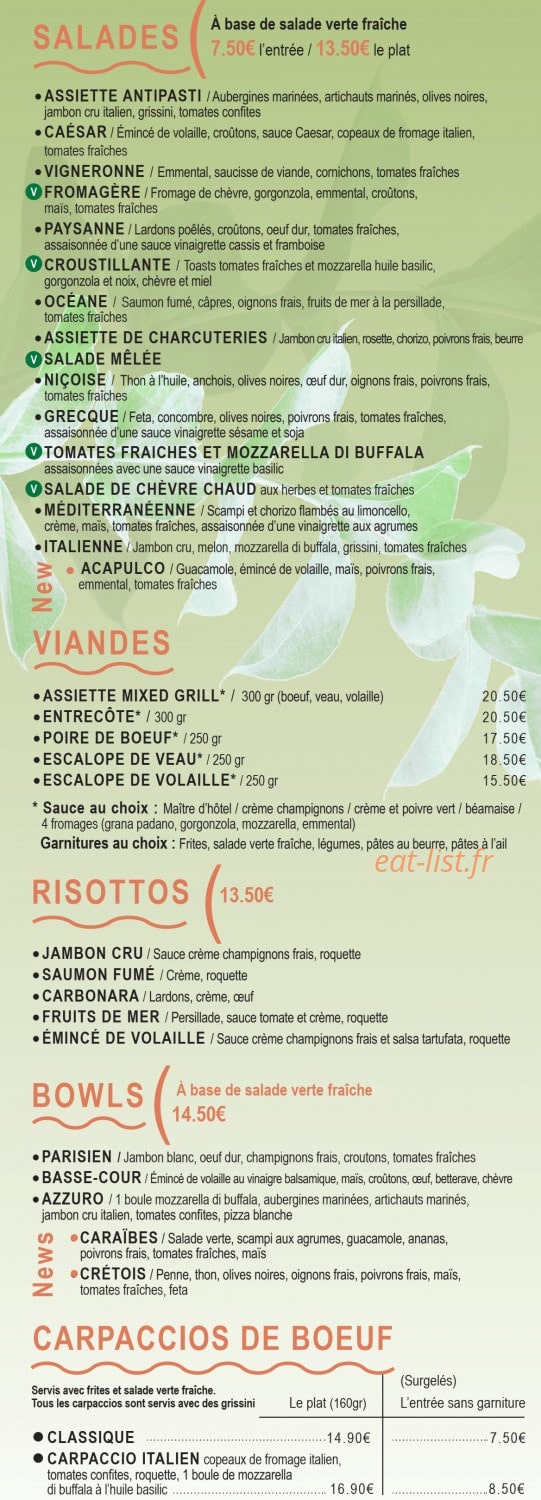 Paradiso — carte page 1