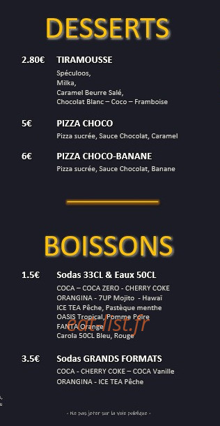 Philly's — carte page 5