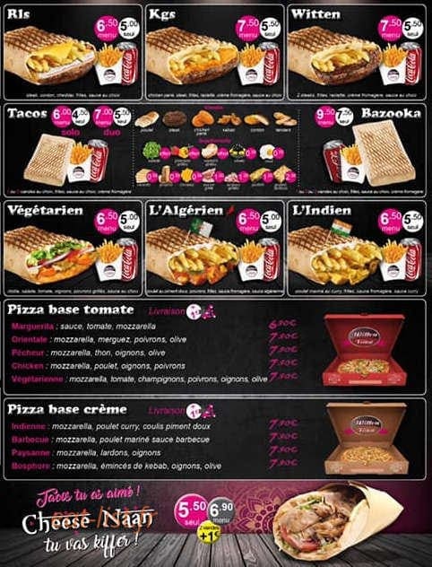 Witten food — carte page 3