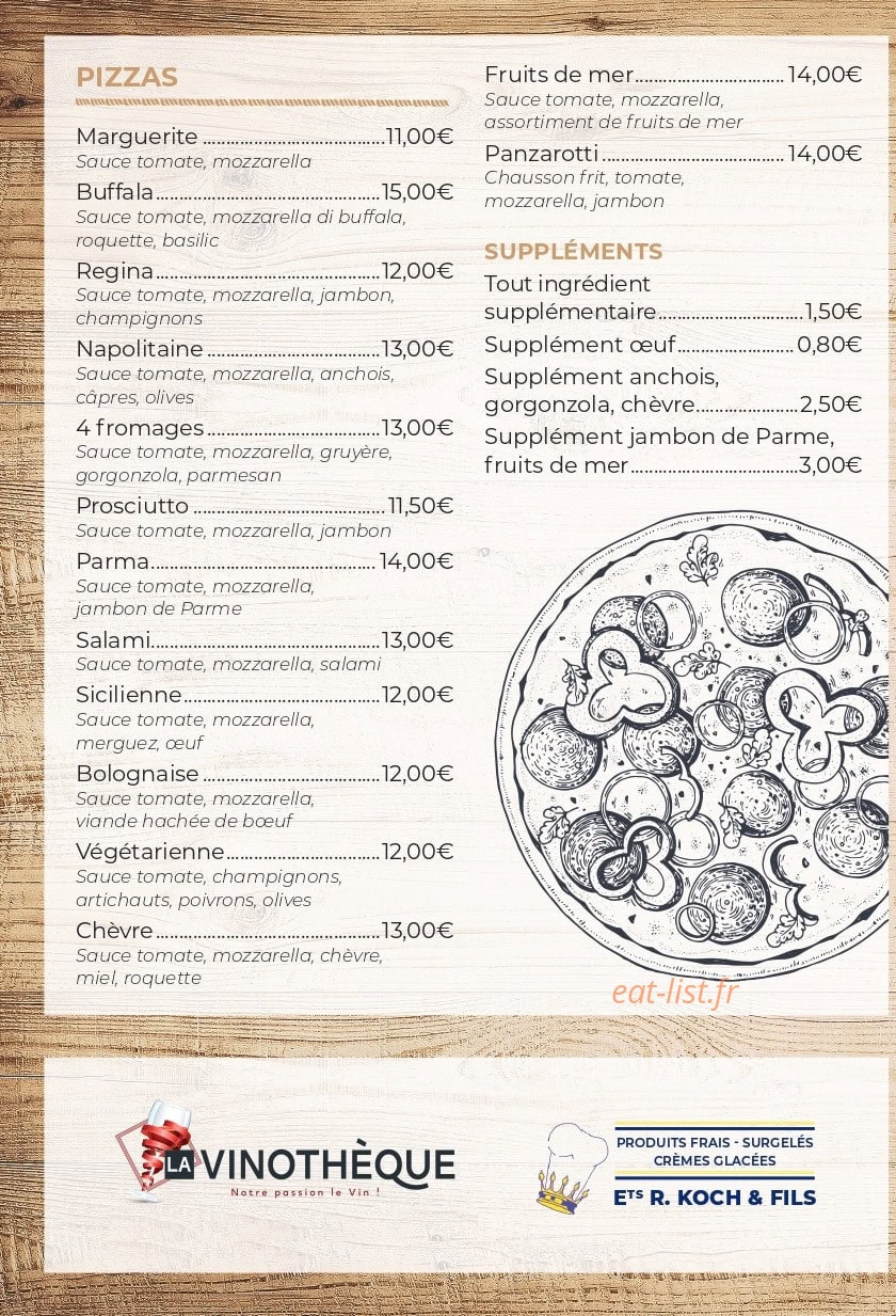 Chez Pascal — carte page 2
