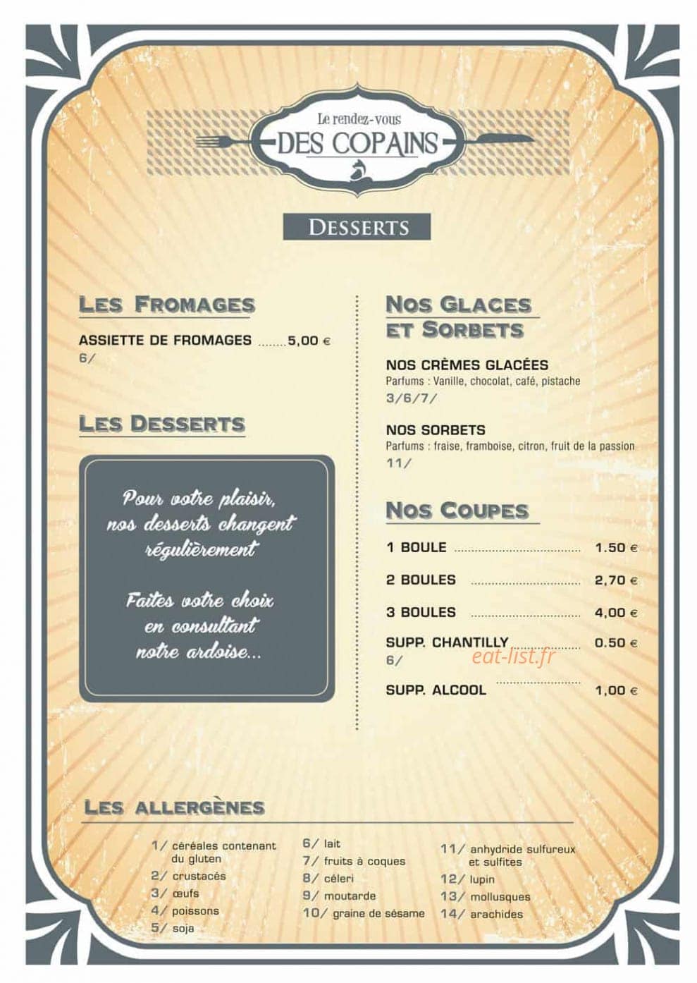 Le rendez-vous des copains — carte page 3