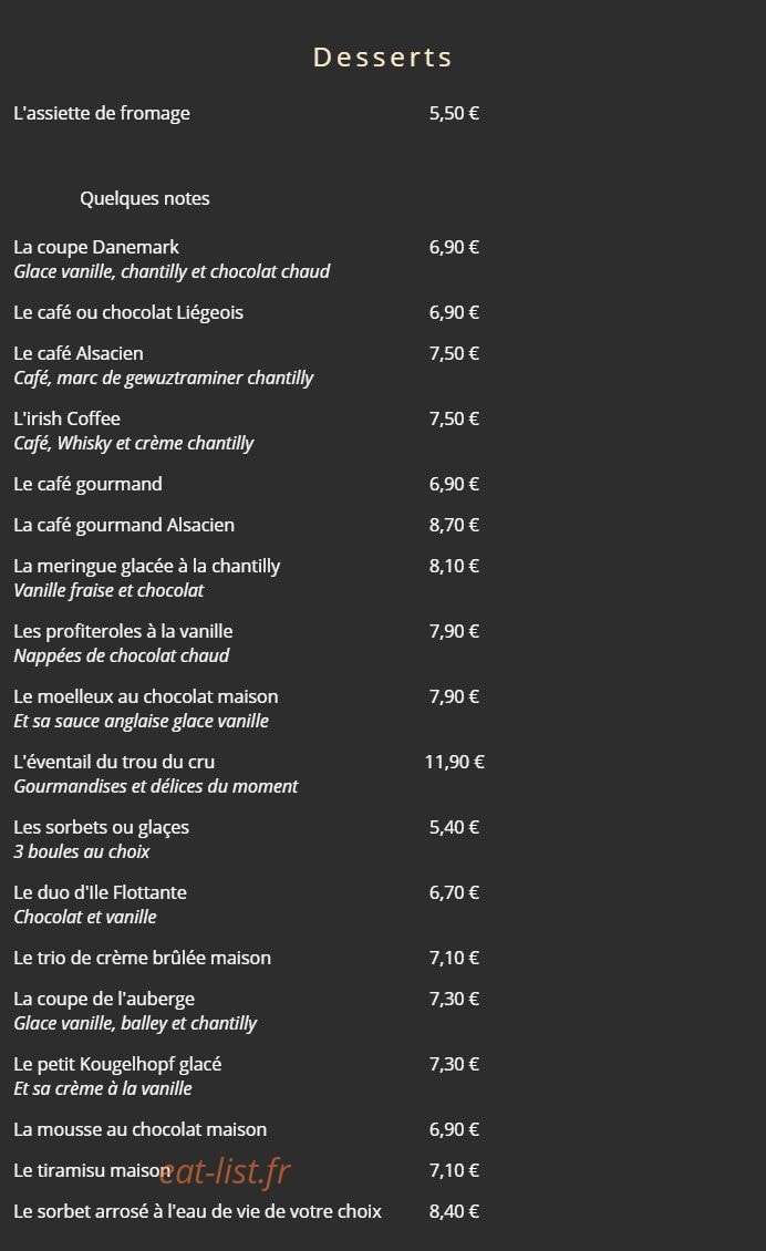 Au Trou Du Cru — carte page 4