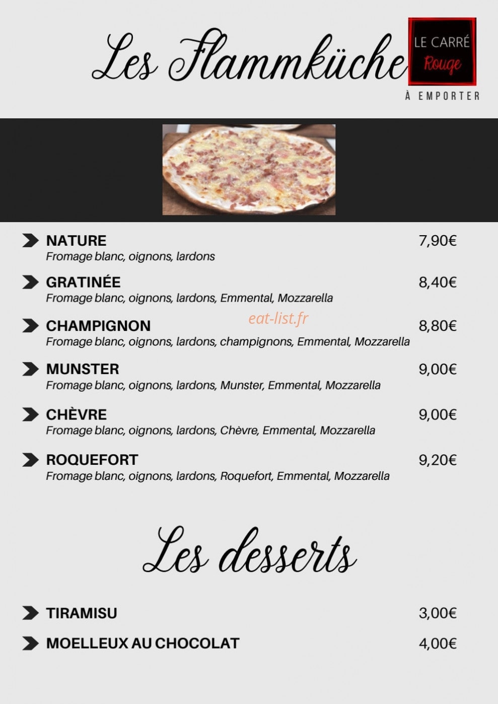 Le Carré Rouge — carte page 6