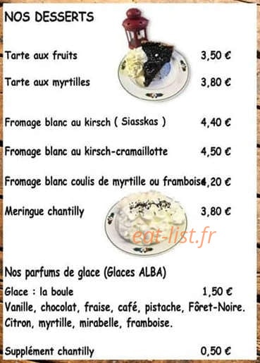Auberge du Schlumpf — carte page 5