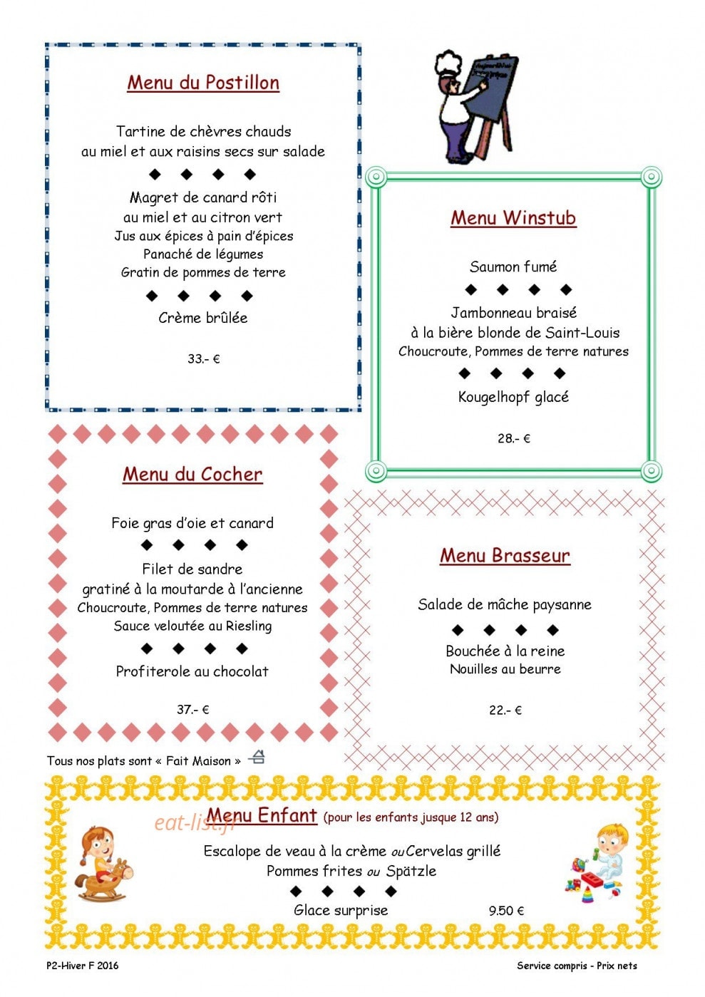 La Diligence — carte page 3
