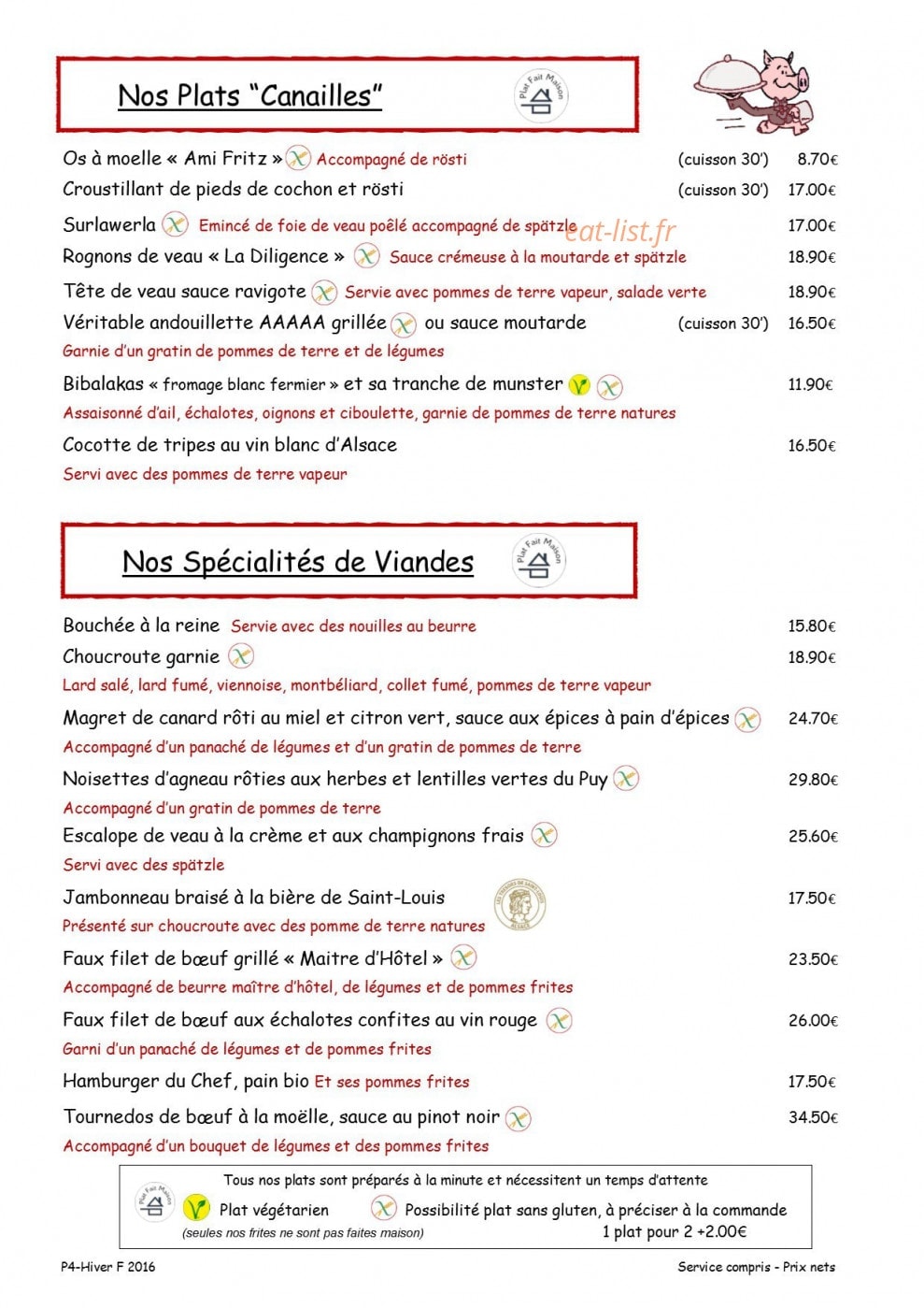 La Diligence — carte page 2
