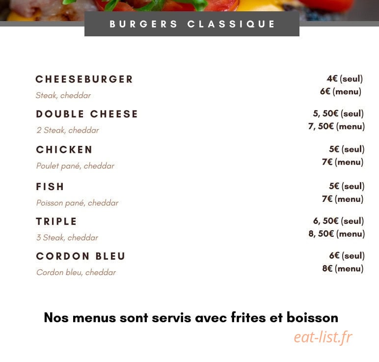 La Pause — carte page 6