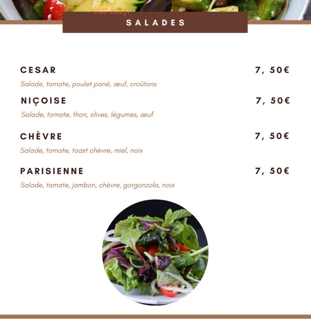 La Pause — carte page 3