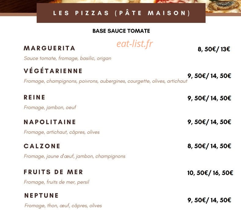 La Pause — carte page 7
