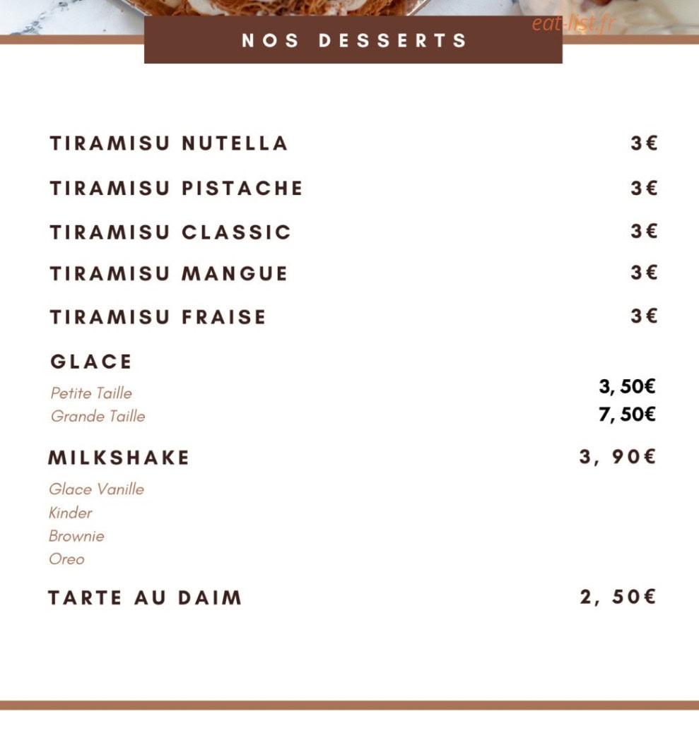 La Pause — carte page 14