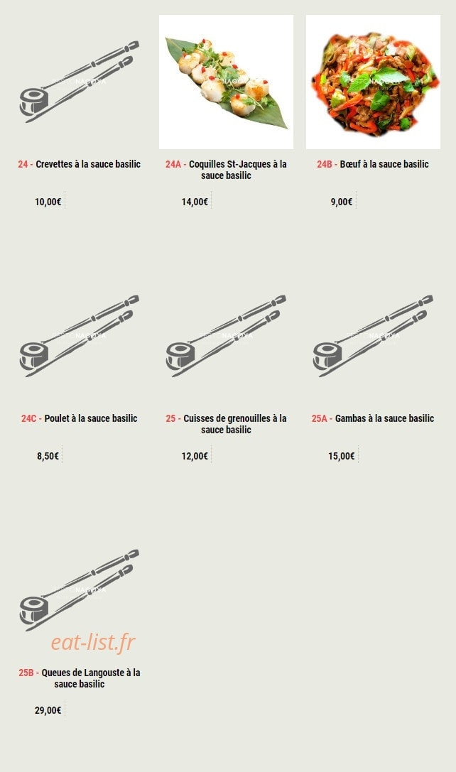 Nagoya Sushi — carte page 32